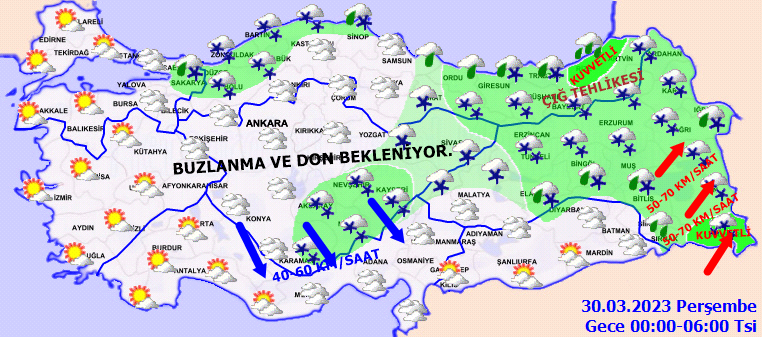 MGM’den sel, toz taşınımı ve çığ uyarısı! Adeta felaket yaşancak…