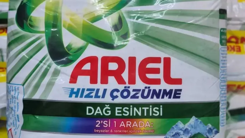 Ünlü deterjan markası Ariel’e 2.2 milyon lira ceza Ünlü deterjan markası Ariel’e 2.2 milyon lira ceza