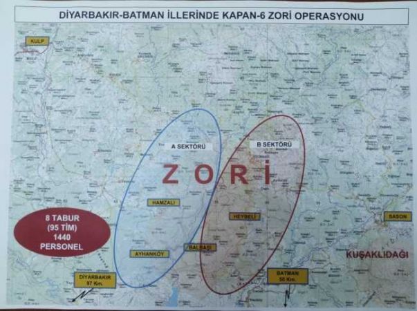 ‘KAPAN-6 ZORİ’ operasyonu başlatıldı