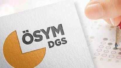 DGS sonuçları açıklandı