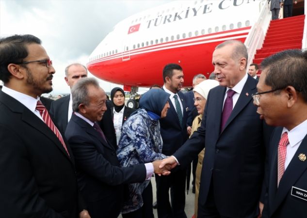 Başkan Erdoğan, Kuala Lumpur Zirvesi’ne katılmak üzere Malezya’da