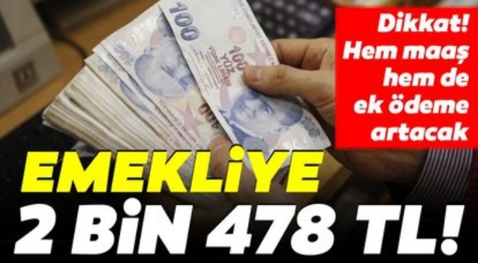 Emekli için 336 TL zam! Ek ödeme emekli maaşı ne kadar olacak?