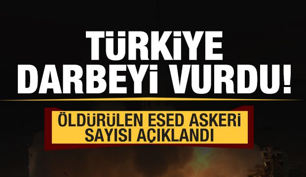 Son dakika: Öldürülen rejim askeri sayısı açıklandı!