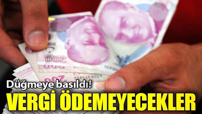 Vergi istisnası geliyor