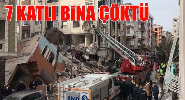 Bahçelievler’de bina çöktü