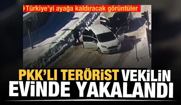 PKK’lı terörist HDP’li milletvekilinin evinde yakalandı