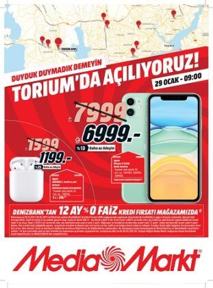 MediaMarkt Torium Mağazası özel indirimlerle açılıyor
