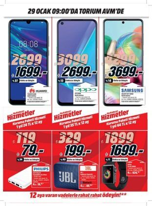 MediaMarkt Torium Mağazası özel indirimlerle açılıyor