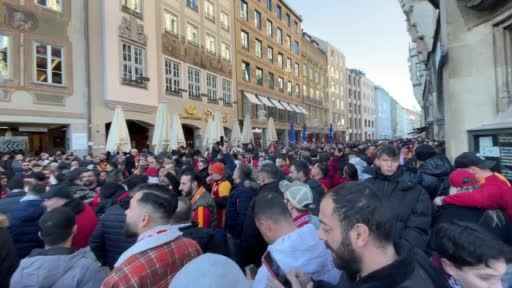 Münih’te Galatasaray coşkusu
