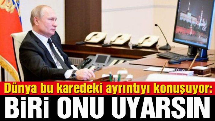 Dünya Putin’in fotoğrafındaki ayrıntıyı konuşuyor…