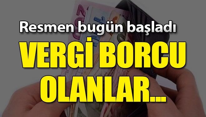Hazine’den önemli açıklama! Vergi borcu…