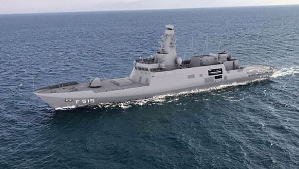 Milli fırkateyn projesi hızla devam ediyor