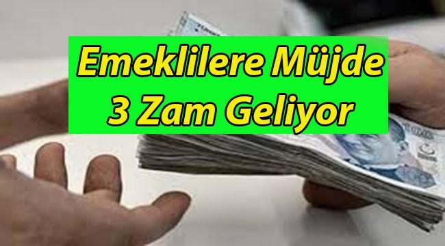 Emekliye Yılbaşında 3 Zam Birden!