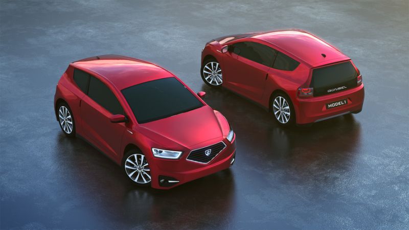 KKTC ilk yerli otomobili ‘Günsel’i tanıttı