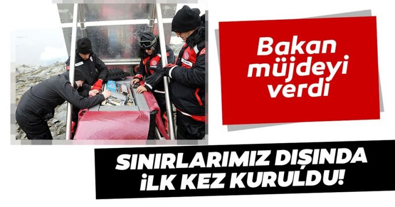 Sınırlarımız dışındaki ilk GNSS istasyonu Antarktika’ya kuruldu