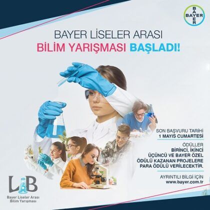 Bayer Liseler Arası Bilim Yarışması’na Başvurular Başladı