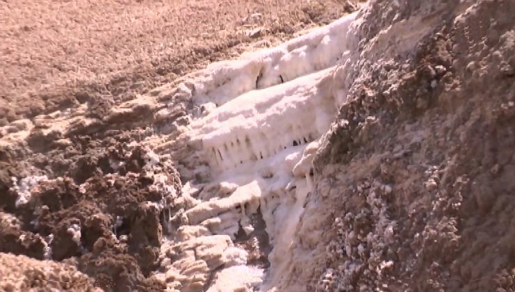 Nahçıvan’ın Muhteşem Tuz Nehri Ve Tuz Şelalesi