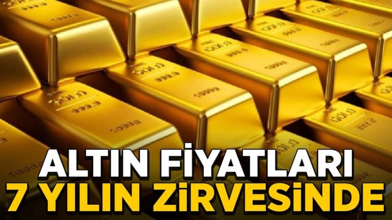 Altın 7 yılın zirvesinde!