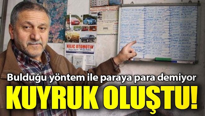 Bulduğu yöntemle paraya para demiyor