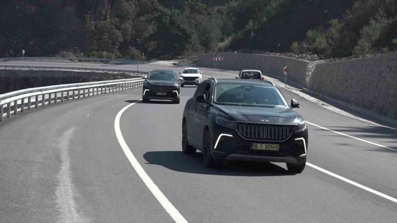 Togg Bursa yollarında böyle görüntülendi Togg Bursa yollarında böyle görüntülendi