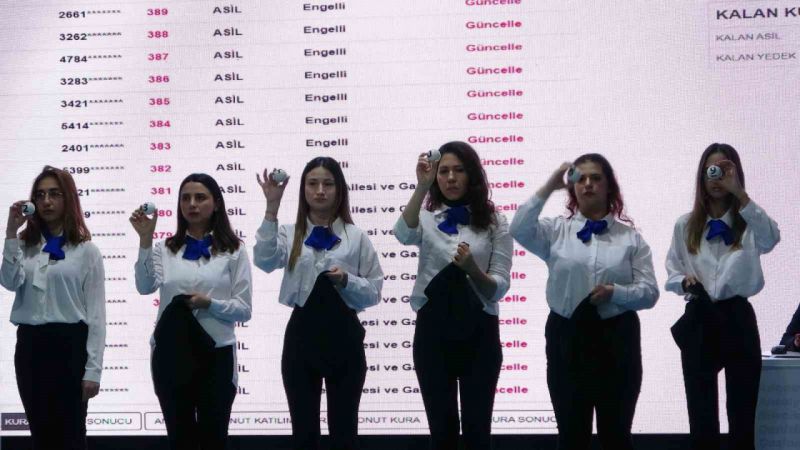 Tuzla’da "İlk Evim" projesiyle 20 bin 920 konutun kura çekimi başladı