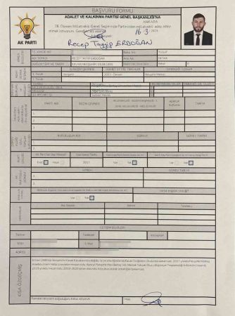 Recep Tayyip Erdoğan, Nevşehir’den milletvekili adaylık başvurusunda bulundu