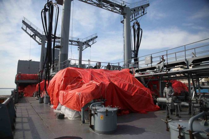 Pakistan’ın ilk yardım gemisi Mersin’e geldi Pakistan’ın ilk yardım gemisi Mersin’e geldi