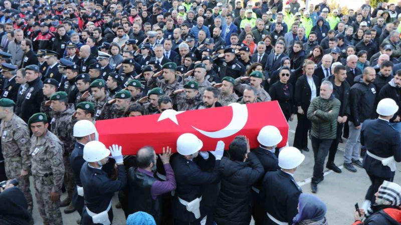 Samsun’da şehit polis Mustafa Ata Traş için tören
