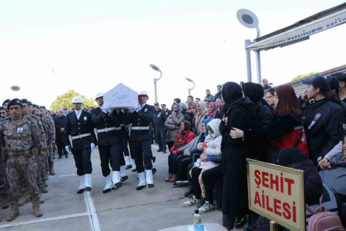 Samsun’da şehit polis Mustafa Ata Traş için tören