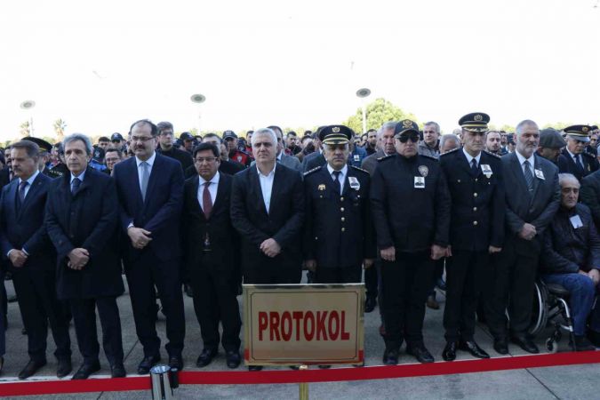 Samsun’da şehit polis Mustafa Ata Traş için tören