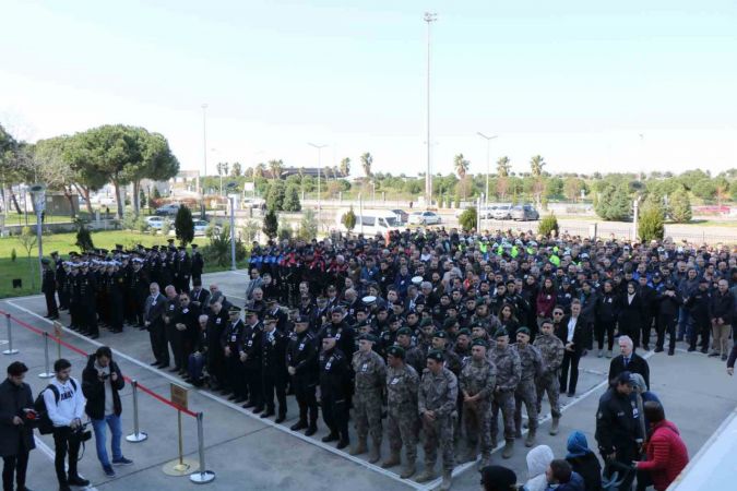 Samsun’da şehit polis Mustafa Ata Traş için tören
