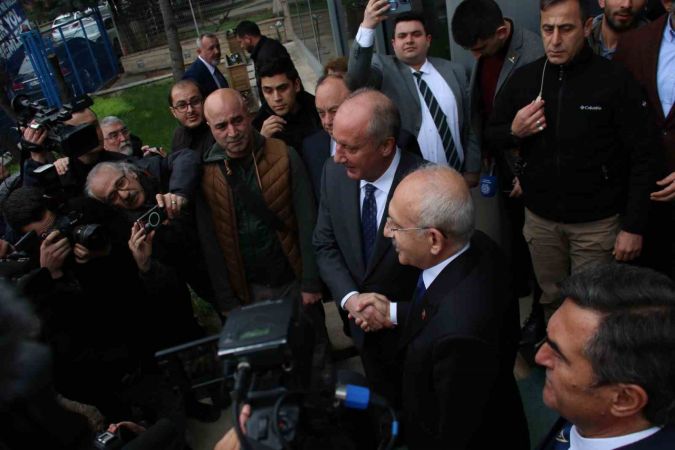 CHP lideri Kılıçdaroğlu, Muharrem İnce ile görüştü