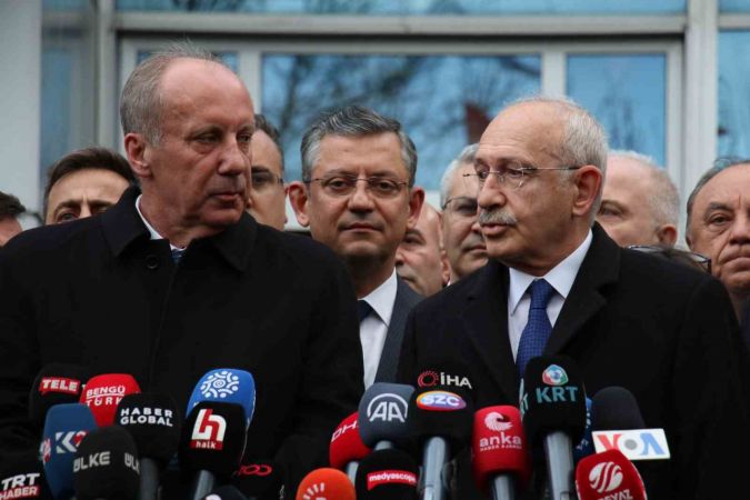 CHP lideri Kılıçdaroğlu, Muharrem İnce ile görüştü