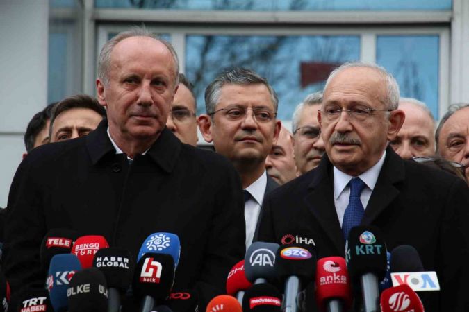 CHP lideri Kılıçdaroğlu, Muharrem İnce ile görüştü
