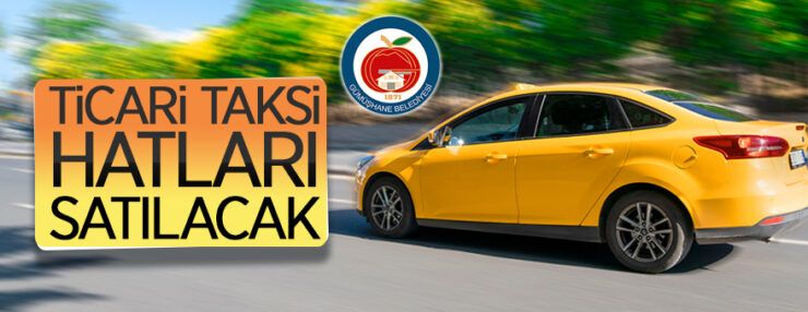 Mücavir alan içerisinde bulunan 14 adet ticari taksi (T) hattı ihale ile satılacaktır