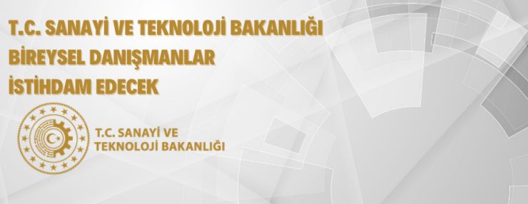 Sanayi ve Teknoloji Bakanlığı Bireysel Danışman İstihdam Duyurusu