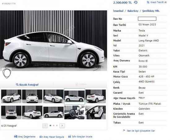 Tesla Türkiye direkt satışı ile fırsatçıların oyununu bitirdi