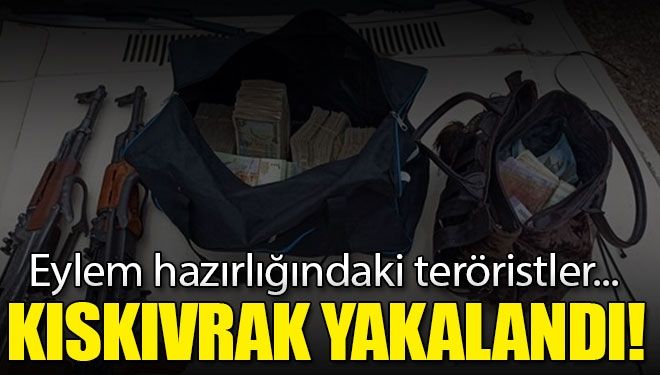 Eylem hazırlığındaki 5 terörist yakalandı!