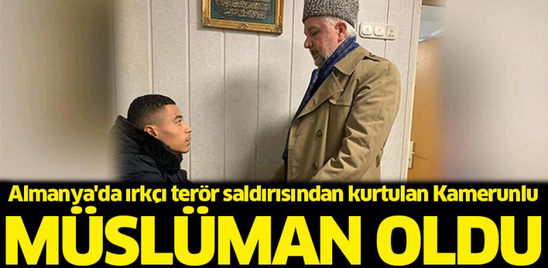 ALMANYA’DA IRKÇI SALDIRIDAN KURTULAN GENÇ MÜSLÜMAN OLDU