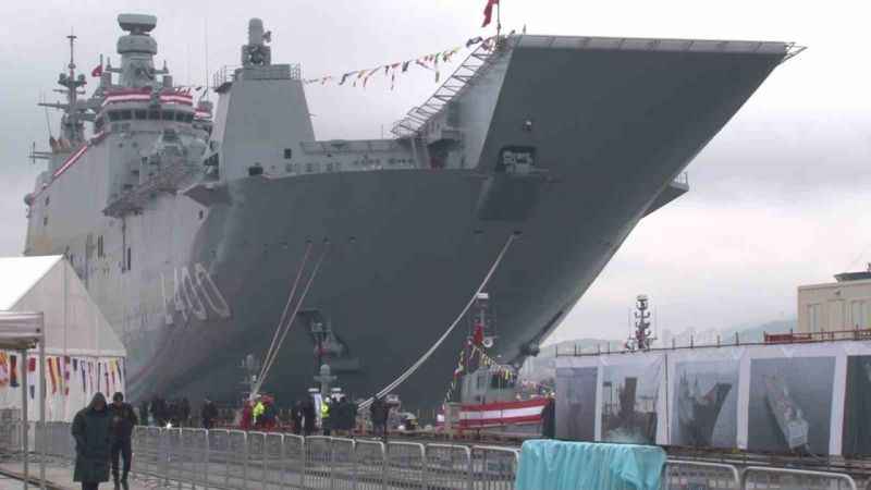 TCG Anadolu Türk Silahlı Kuvvetleri envanterine hazır TCG Anadolu Türk Silahlı Kuvvetleri envanterine hazır