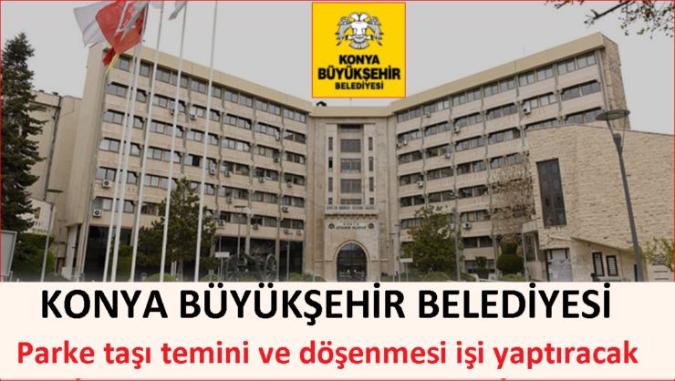 Parke taşı temini ve döşenmesi işi yaptırılacaktır