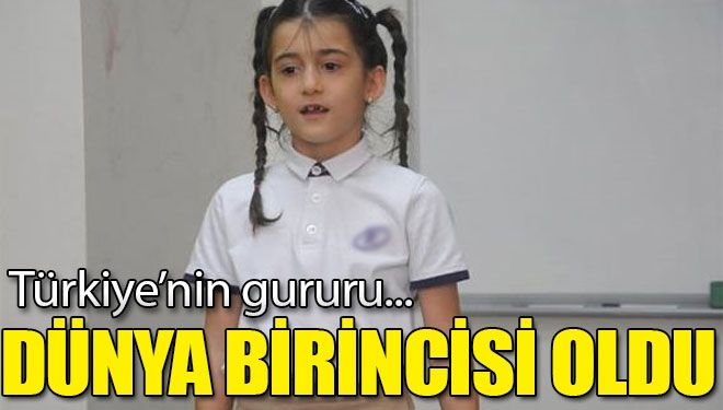 8 yaşındaki Aymina, dünya matematik şampiyonu oldu