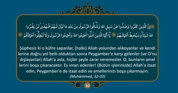 Kuran-ı Kerim’de Hz. Muhammed (S.A.V)’i anlatan 40 ayet