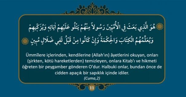Kuran-ı Kerim’de Hz. Muhammed (S.A.V)’i anlatan 40 ayet