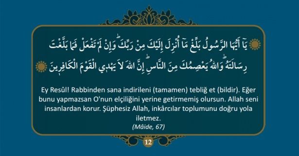 Kuran-ı Kerim’de Hz. Muhammed (S.A.V)’i anlatan 40 ayet