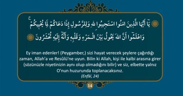 Kuran-ı Kerim’de Hz. Muhammed (S.A.V)’i anlatan 40 ayet