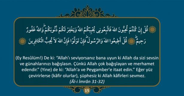 Kuran-ı Kerim’de Hz. Muhammed (S.A.V)’i anlatan 40 ayet