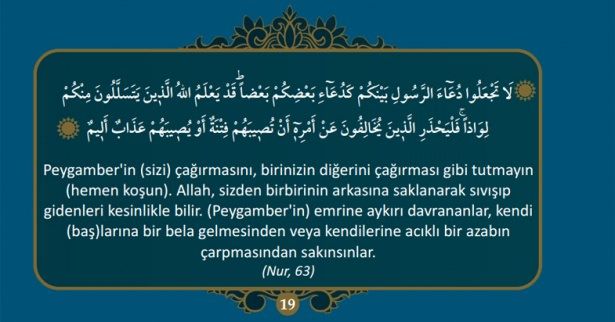 Kuran-ı Kerim’de Hz. Muhammed (S.A.V)’i anlatan 40 ayet