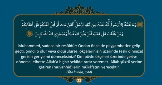 Kuran-ı Kerim’de Hz. Muhammed (S.A.V)’i anlatan 40 ayet