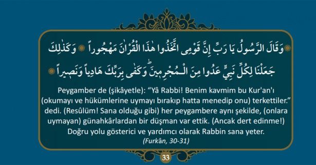 Kuran-ı Kerim’de Hz. Muhammed (S.A.V)’i anlatan 40 ayet